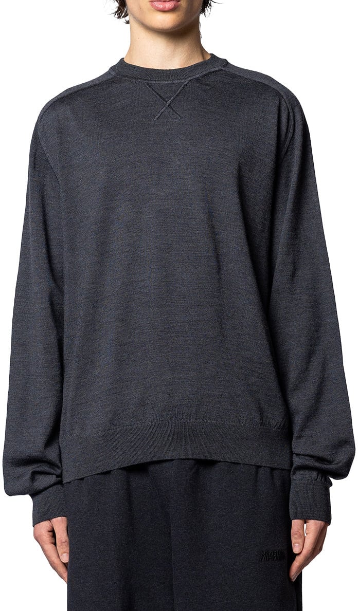 Jacquemus LE SWEATER BRODE DARK GREY Grijs