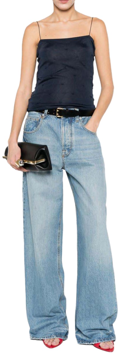 Jacquemus Top Blue Blauw