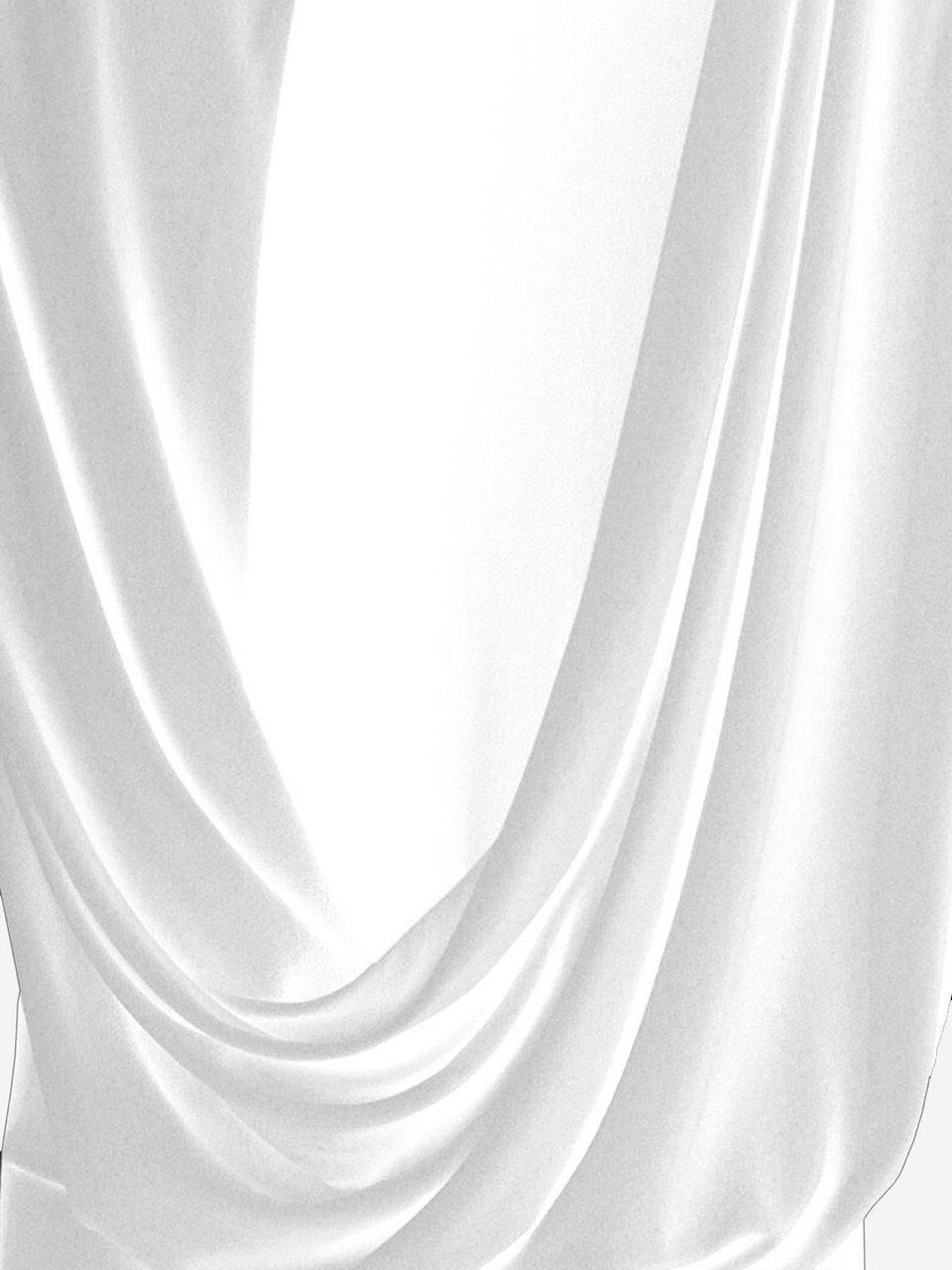 Jacquemus Flowing Draped Back T-Shirt in Viscose Jersey Wit
