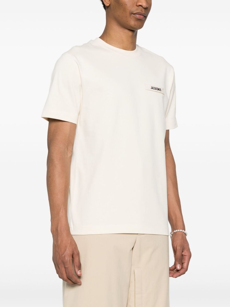 Jacquemus T-Shirts And Polos Beige Wit