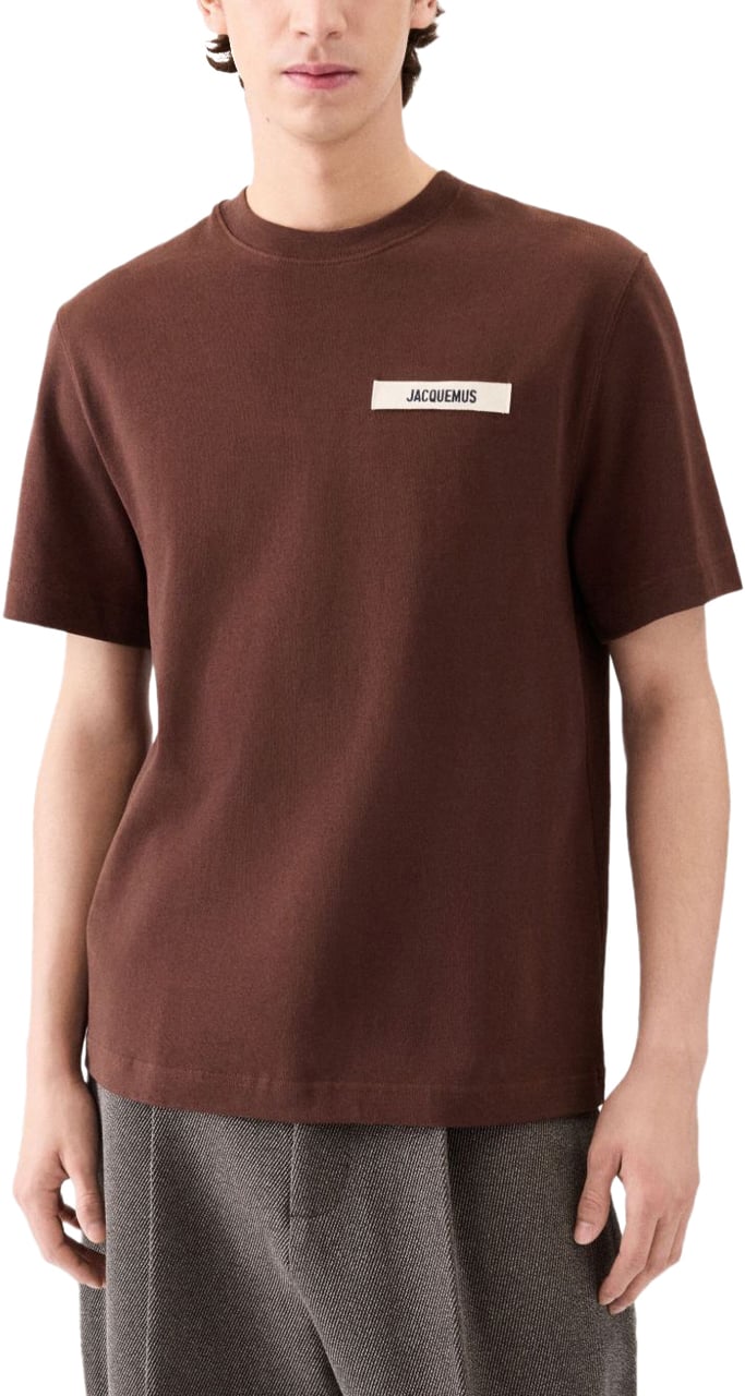 Jacquemus T-Shirts And Polos Dark Brown Bruin