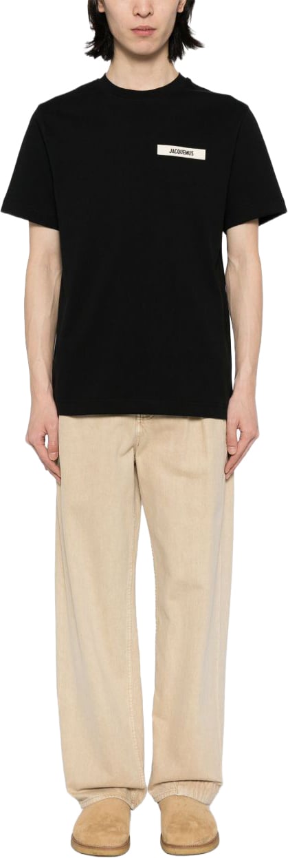 Jacquemus T-Shirts And Polos Black Zwart
