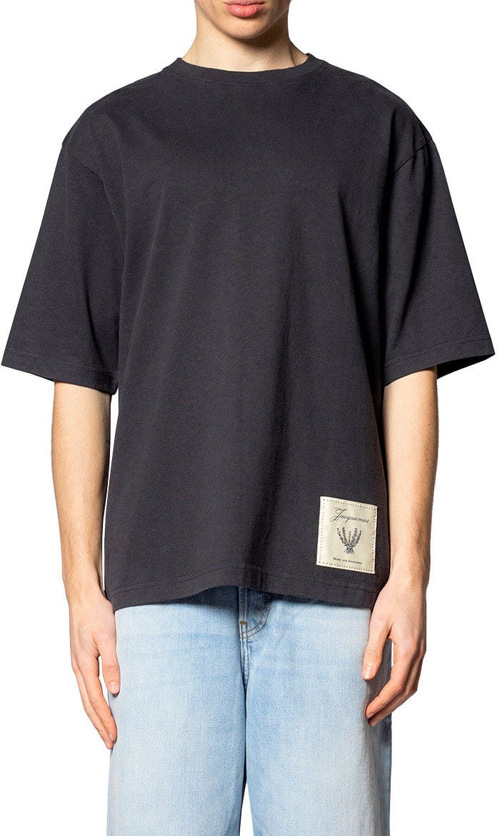 Jacquemus LE TSHIRT TORNEO MC ROSEMARY LABEL DARK NAVY Divers