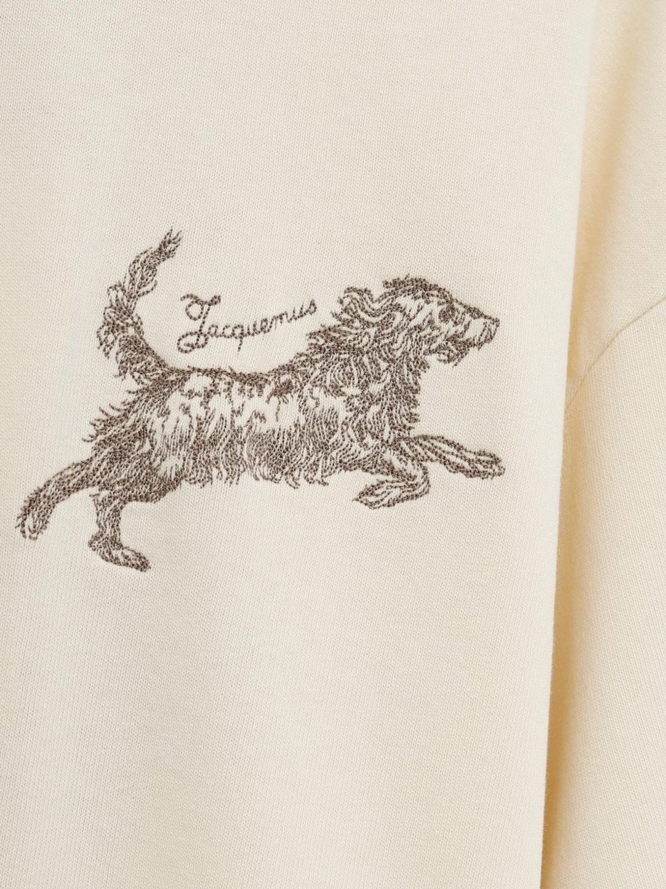 Jacquemus T-Shirts And Polos Beige Wit