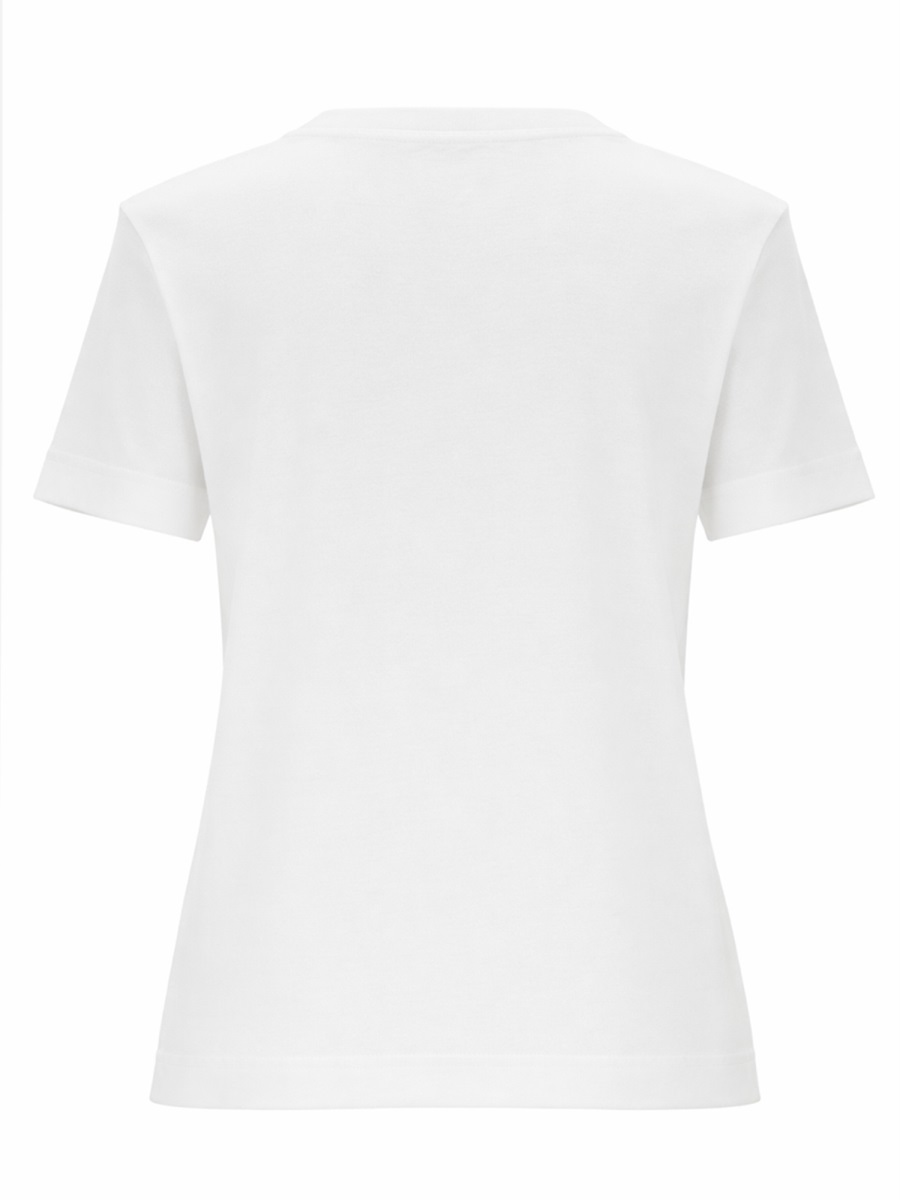 Jacquemus Boxy Silk-Nylon Blend Top with Subtle Logo Wit
