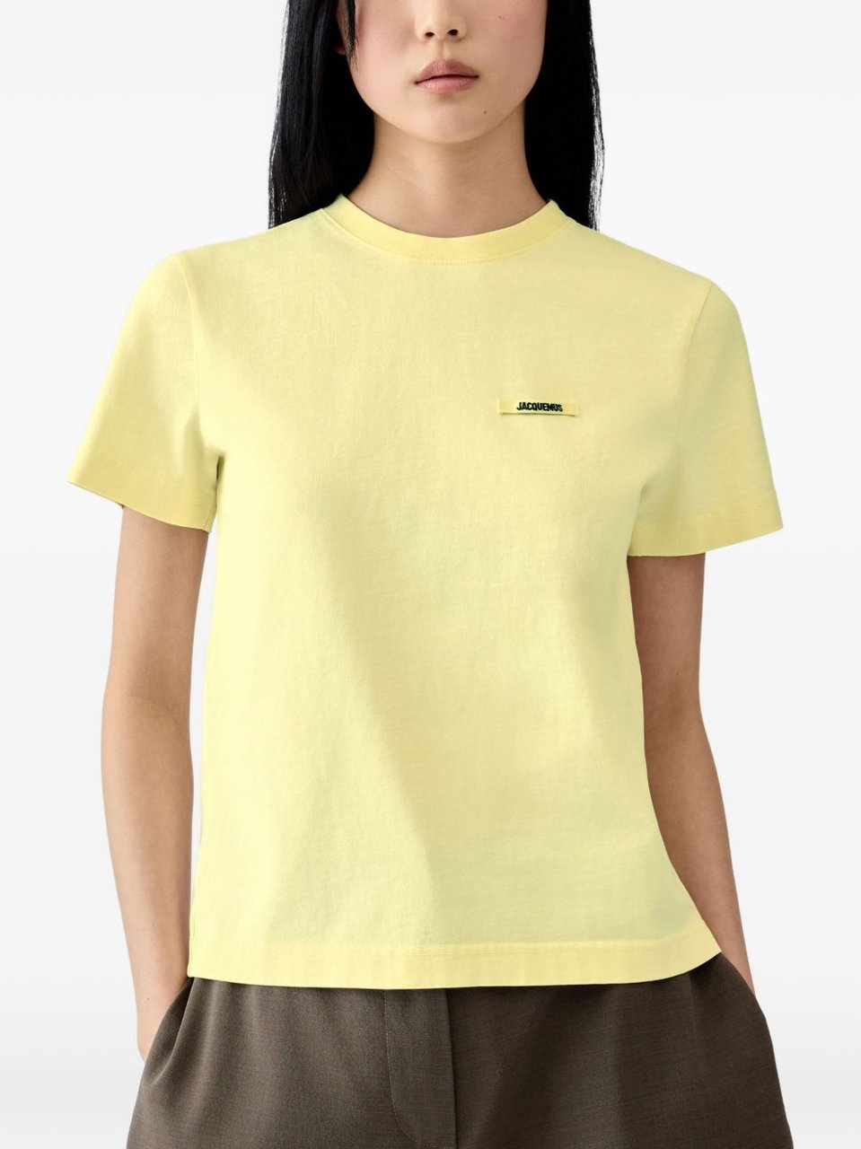 Jacquemus Top Pale Yellow Geel
