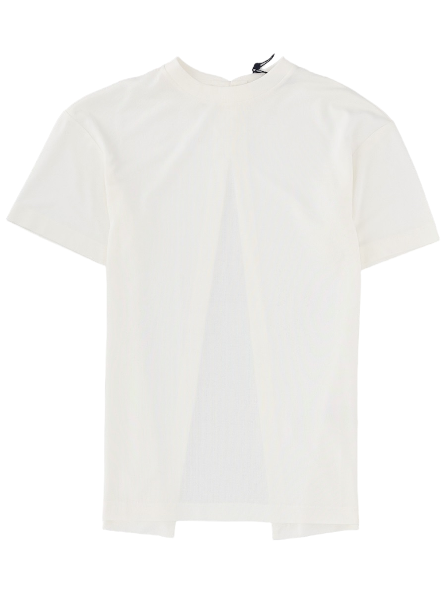Jacquemus Ventadou Open-Back Lightweight Paper-Blend Top Wit