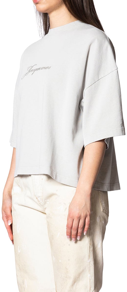 Jacquemus LE TSHIRT PIGMENTO BEIGE CROPPED WOMEN Divers