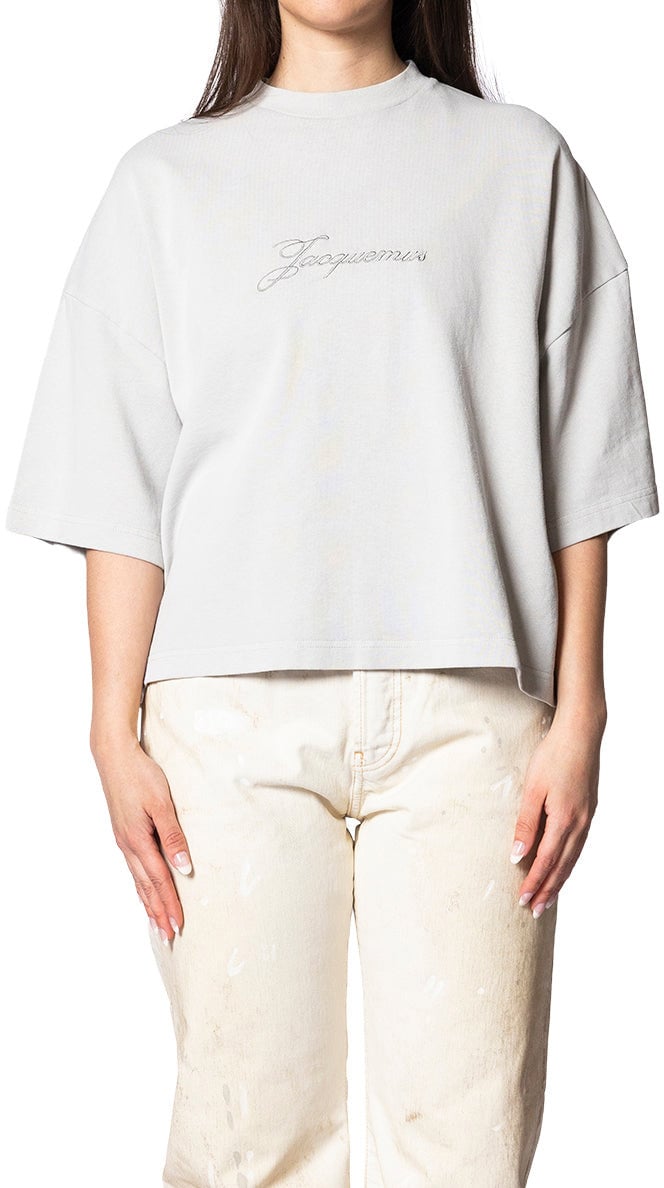 Jacquemus LE TSHIRT PIGMENTO BEIGE CROPPED WOMEN Divers