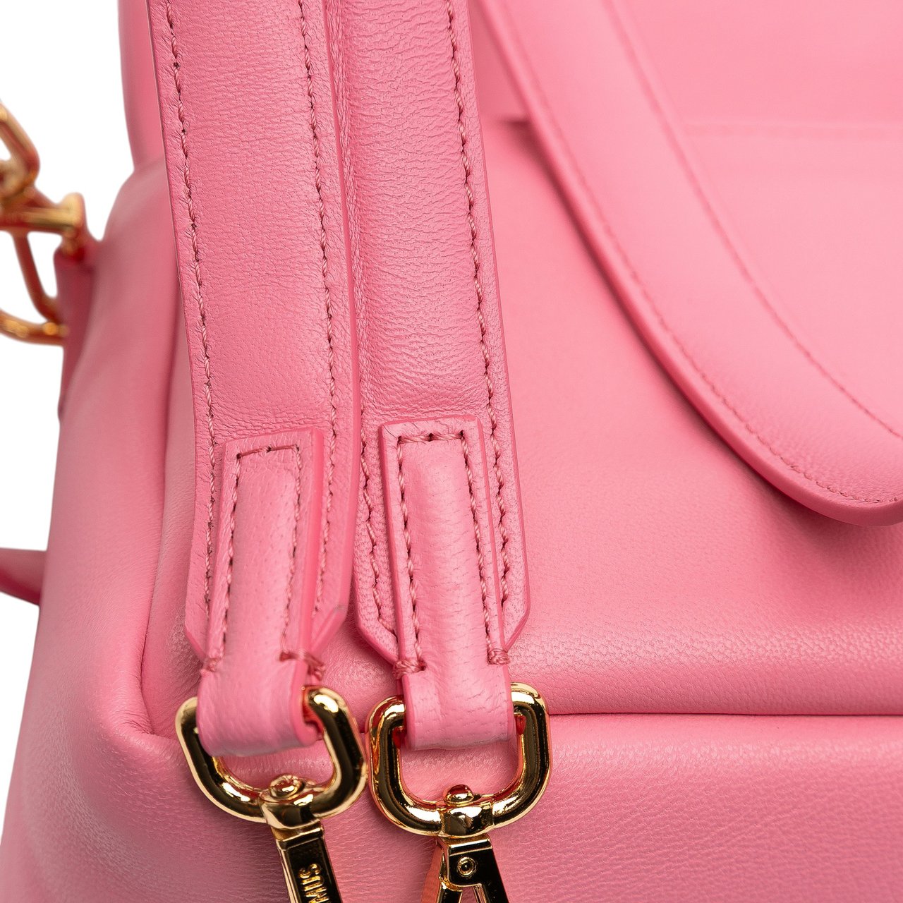 Jacquemus Padded Lambskin Le Bambimou Satchel Roze
