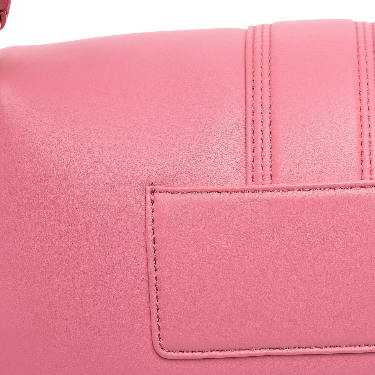 Jacquemus Padded Lambskin Le Bambimou Satchel Roze