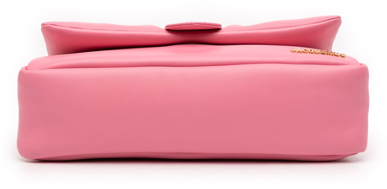 Jacquemus Padded Lambskin Le Bambimou Satchel Roze