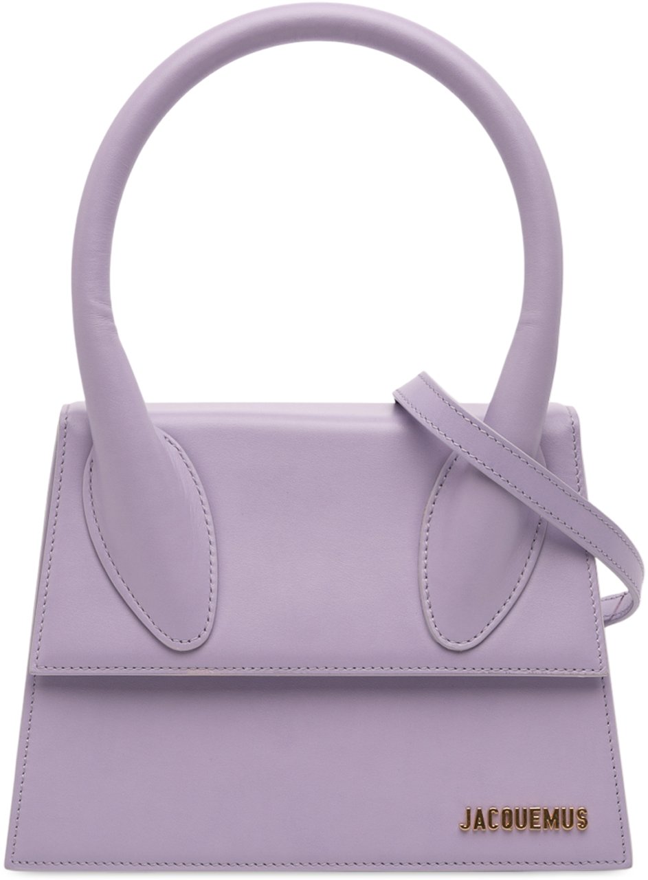 Jacquemus Smooth Calfskin Le Grand Chiquito Paars