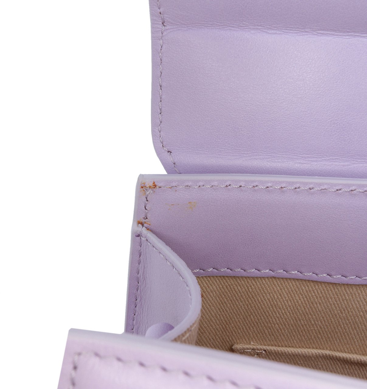 Jacquemus Smooth Calfskin Le Grand Chiquito Paars