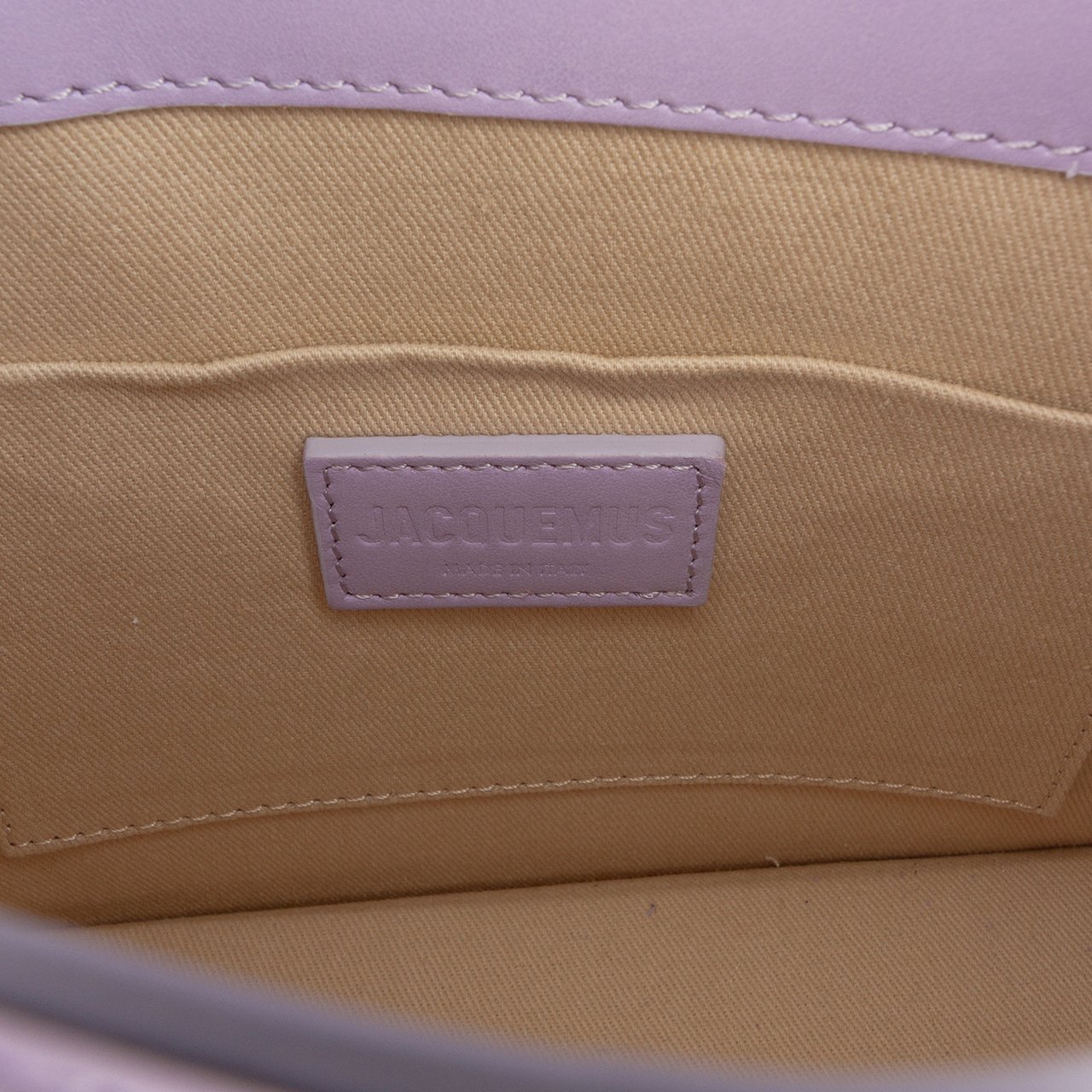 Jacquemus Smooth Calfskin Le Grand Chiquito Paars