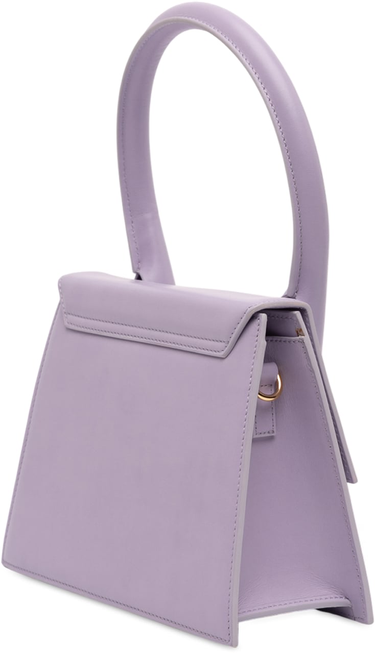 Jacquemus Smooth Calfskin Le Grand Chiquito Paars