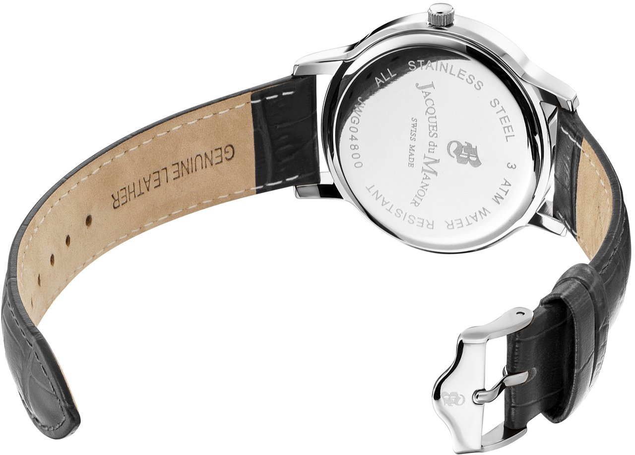 Jacques du Manoir Genesis Gents - Horloge - Zilver Zilver