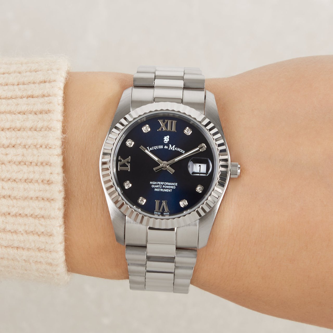 Jacques du Manoir Inspiration - Horloge - Blauw Divers