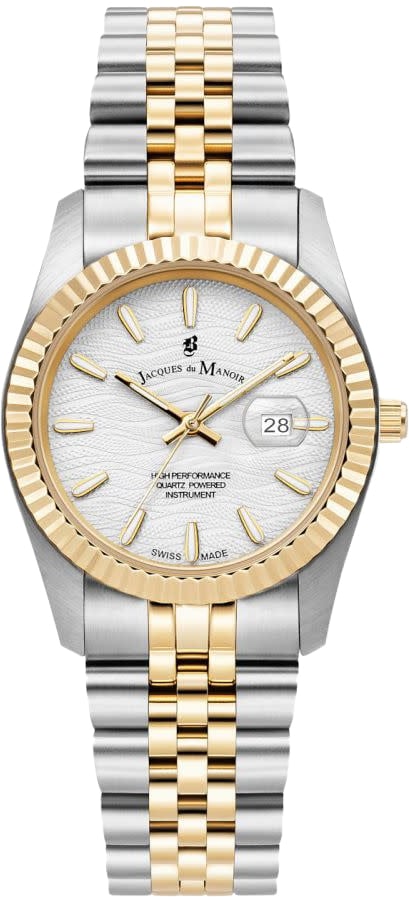 Jacques du Manoir Jacques du Manoir Horloge JWL01801 Inspiration Staal Bi-color Quartz Swiss Made 34mm Divers