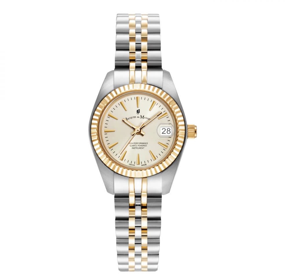 Jacques du Manoir Jacques de Manoir Horloge JWL02102 Staal Bi-color Inspiration Classic 26mm Goud