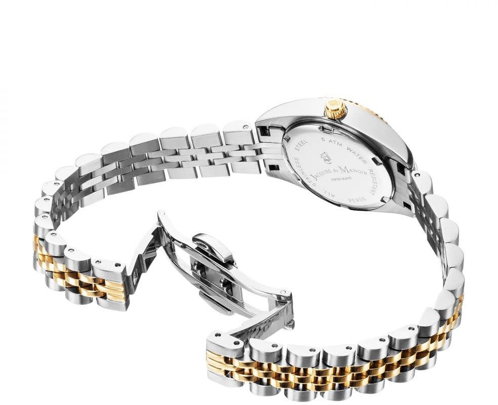 Jacques du Manoir Jacques de Manoir Horloge JWL02102 Staal Bi-color Inspiration Classic 26mm Goud