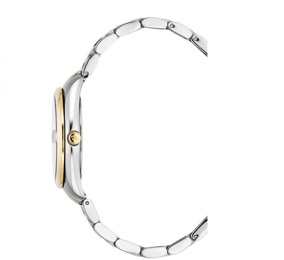 Jacques du Manoir Jacques du Manoir Horloge JWL03805 Inspiration Allure Staal Bi-color met Blauwe Wijzerplaat 32mm Goud