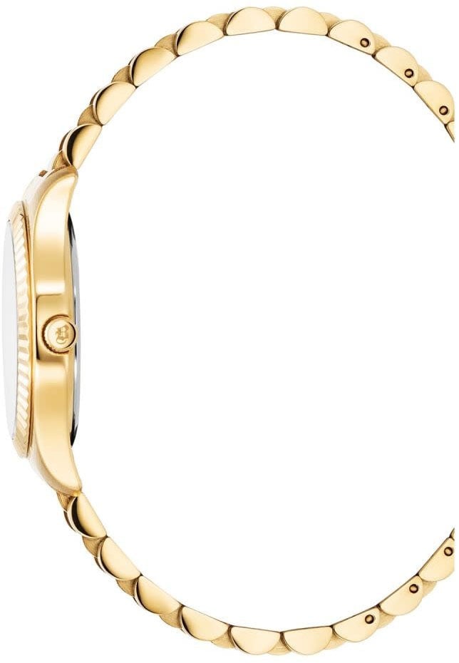 Jacques du Manoir Jacques du Manoir Horloge JWL03908 Inspiration Prime Staal met Geelgouden Plating Quartz Swiss Made 50m Waterdicht 31mm Goud
