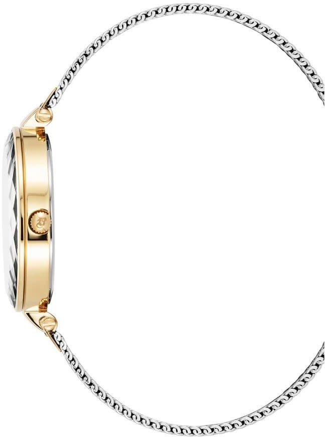 Jacques du Manoir Jacques Du Manoir Horloge JWL04304 Selena Staal Bi-color Swiss made met Mesh Horlogeband Goud