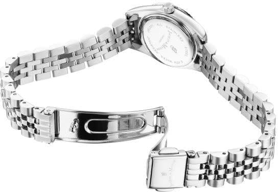 Jacques Du Manoir Horloge JWL05101 Staal met Zwarte Wijzerplaat Quartz 22mm Zilver