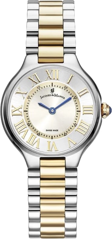 Jacques du Manoir Jacques Du Manoir Horloge JWL06002 Celine staal Bi-color 29MM Zilver