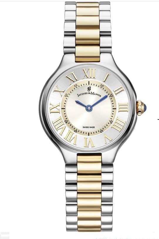 Jacques du Manoir Jacques Du Manoir Horloge JWL06002 Celine staal Bi-color 29MM Zilver