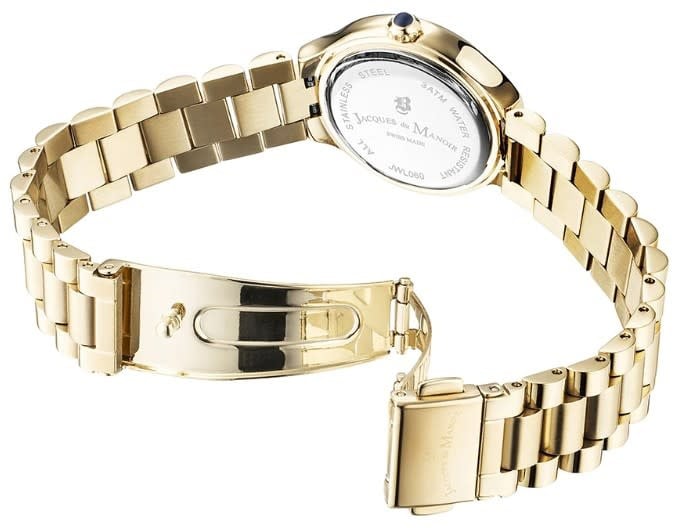 Jacques Du Manoir Horloge JWL06004 Celine Staal Goudkleurig 29MM Goud