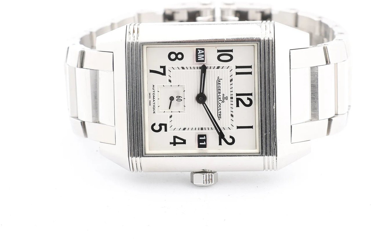 Jaeger-LeCoultre Jaeger-LeCoultre Reverso Q 7008120 SS SS AT Silver-Face Watch Zilver