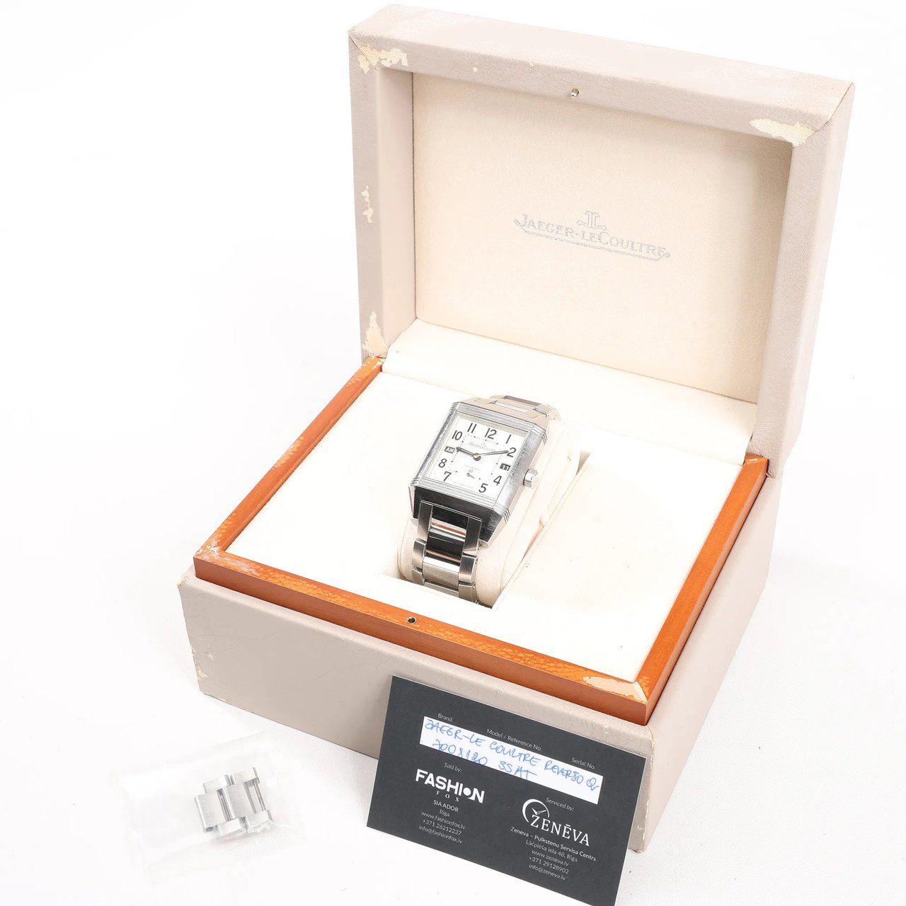 Jaeger-LeCoultre Jaeger-LeCoultre Reverso Q 7008120 SS SS AT Silver-Face Watch Zilver