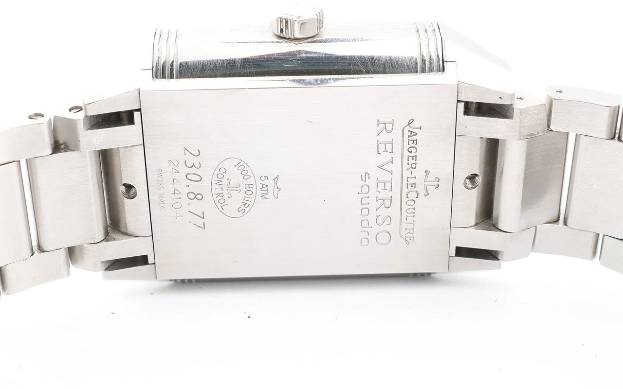 Jaeger-LeCoultre Jaeger-LeCoultre Reverso Q 7008120 SS SS AT Silver-Face Watch Zilver
