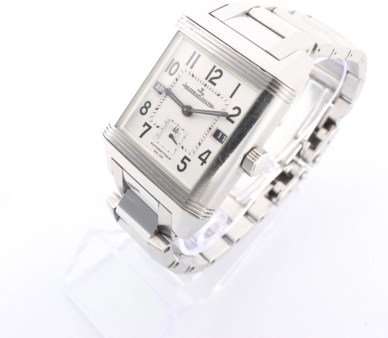 Jaeger-LeCoultre Jaeger-LeCoultre Reverso Q 7008120 SS SS AT Silver-Face Watch Zilver