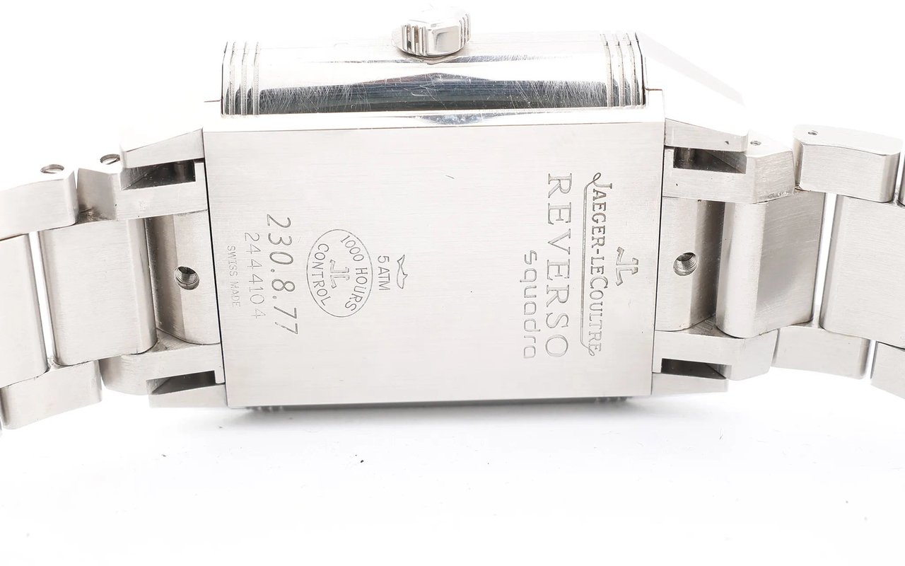 Jaeger-LeCoultre Jaeger-LeCoultre Reverso Q 7008120 SS SS AT Silver-Face Watch Zilver