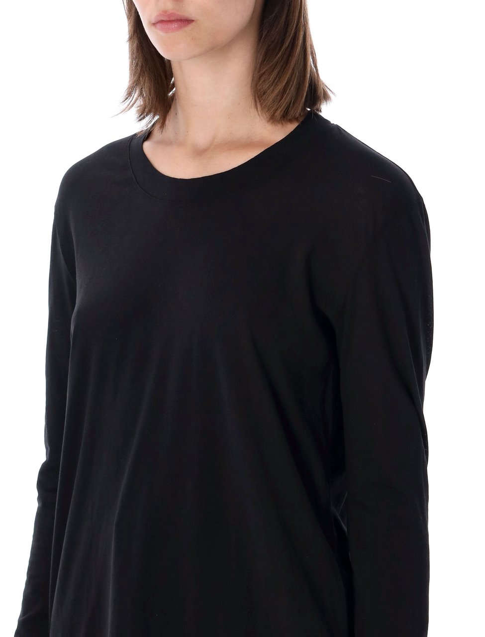 James Perse Clear Jersey Long Sleeve T-Shirt Zwart