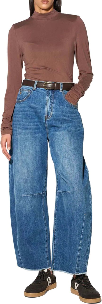 Janice Barrel Jeans Jeans Blauw Billy Blauw