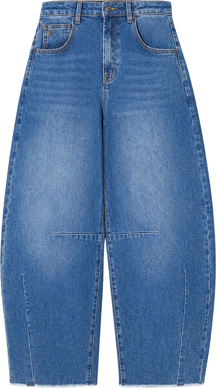 Janice Barrel Jeans Jeans Blauw Billy Blauw