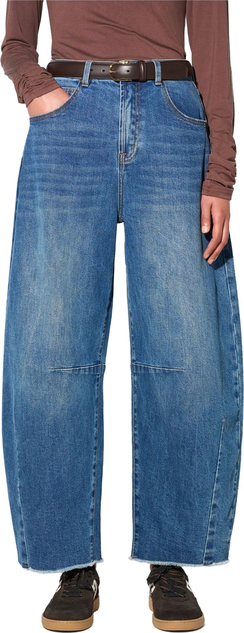 Janice Barrel Jeans Jeans Blauw Billy Blauw