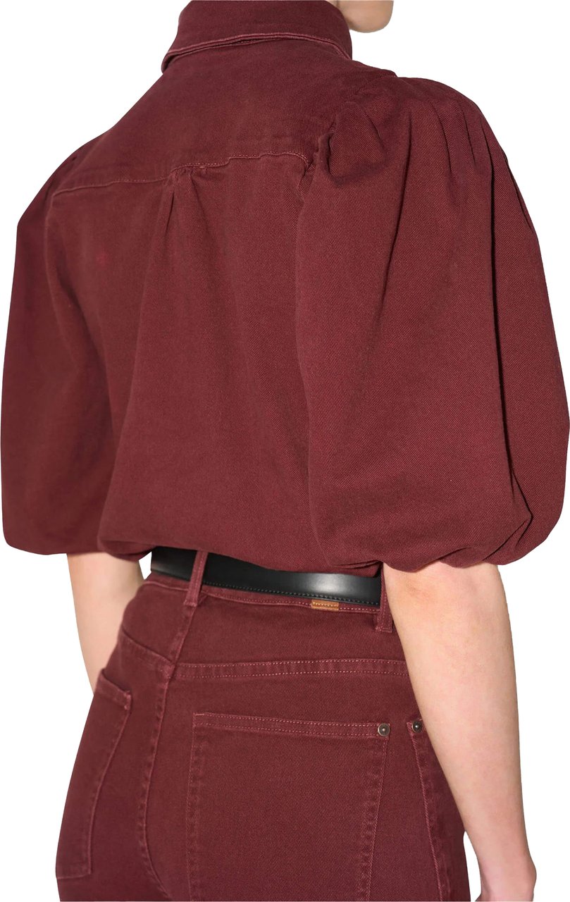 Janice Lars Blouses Bordeaux Lars Rood