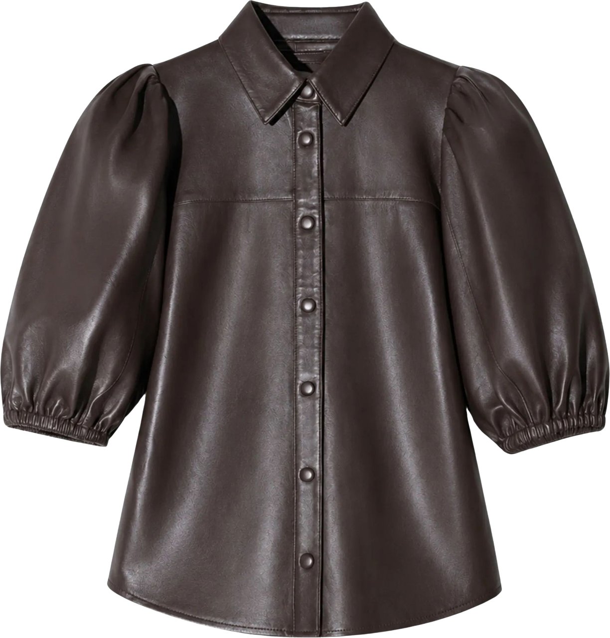 Janice Lars Blouses Bruin Lars Leer Bruin