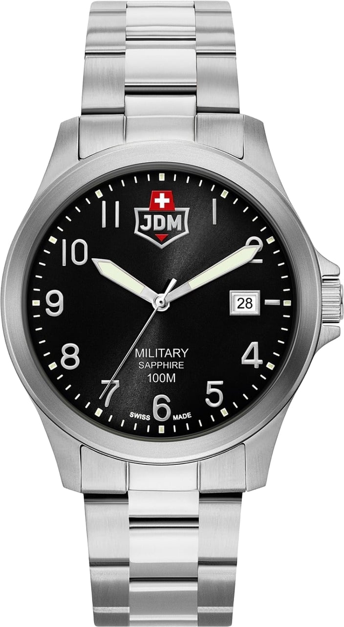 JDM Military - Horloge - Grafiet Zilver
