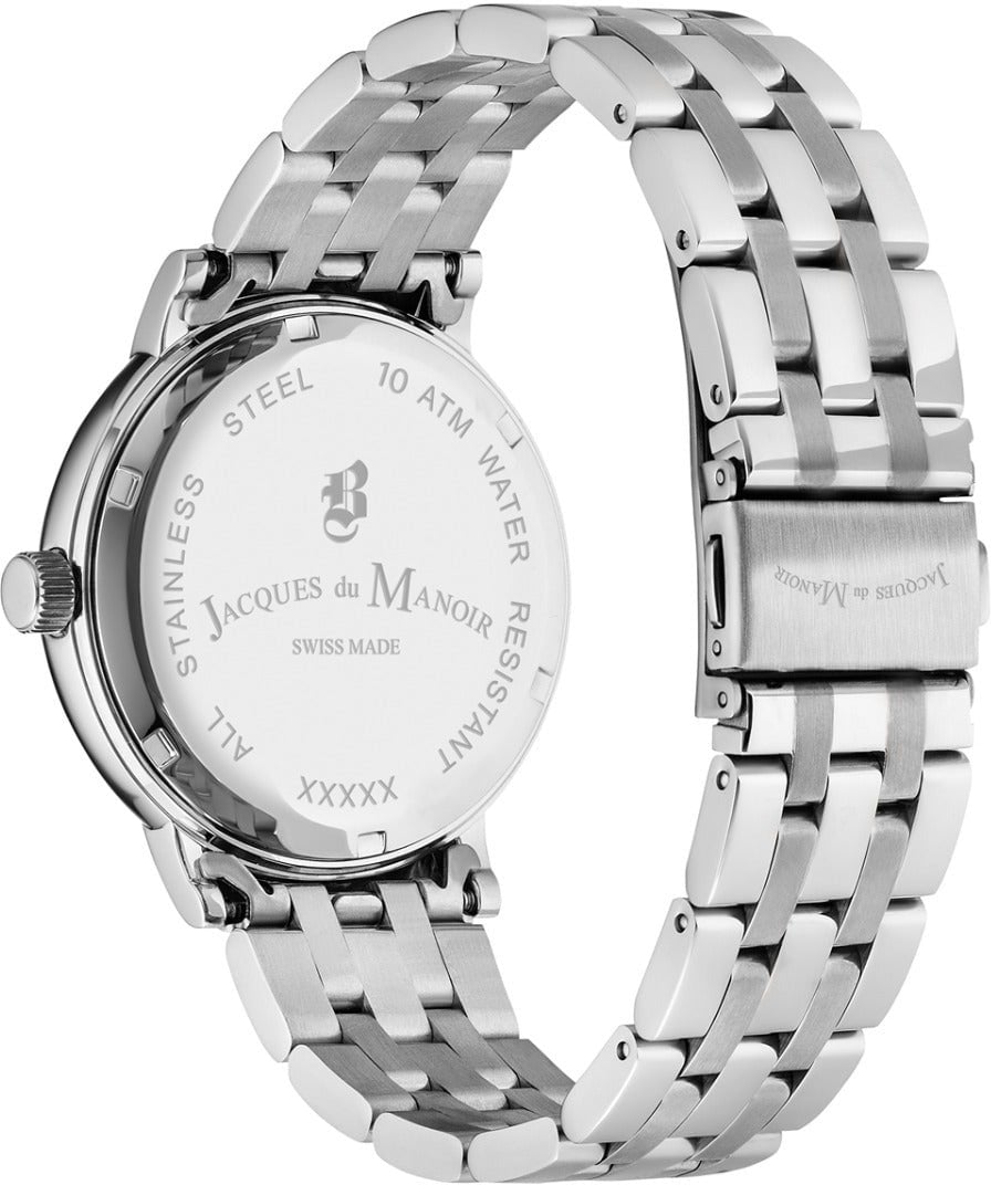 JDM Military - Horloge - Zwart Zilver