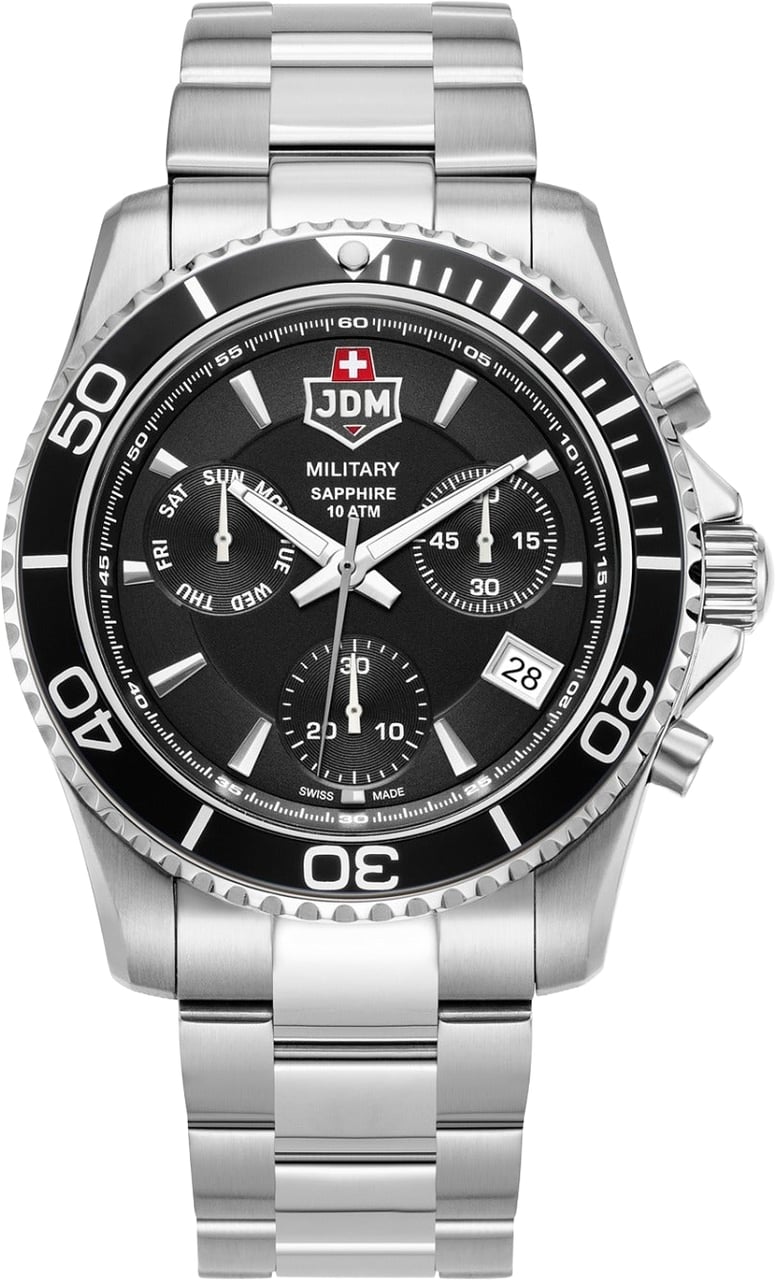 JDM Military Sierra - Horloge - Grijs Zilver