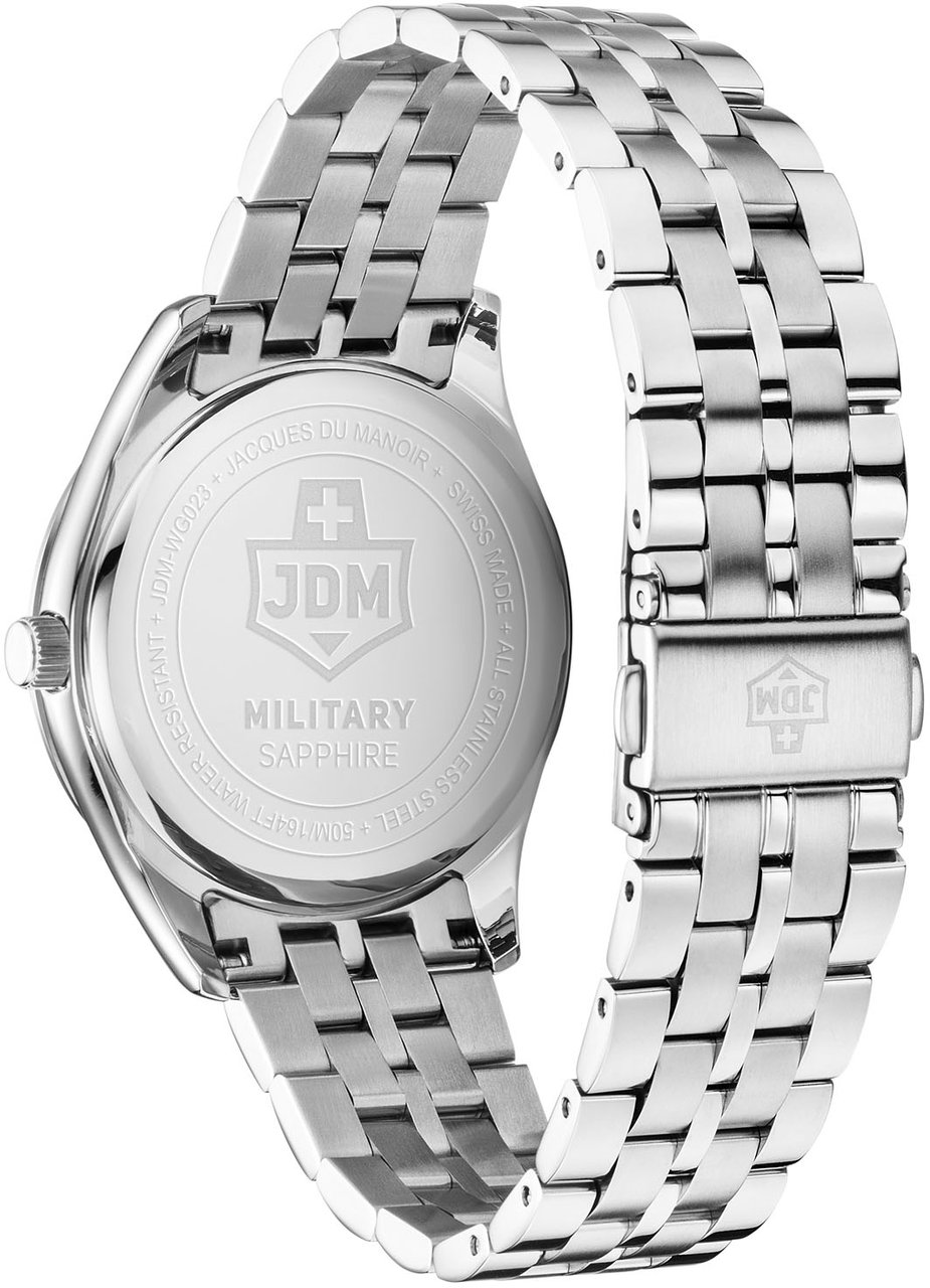 JDM Military Interlaken Gents - Horloge - Blauw Divers