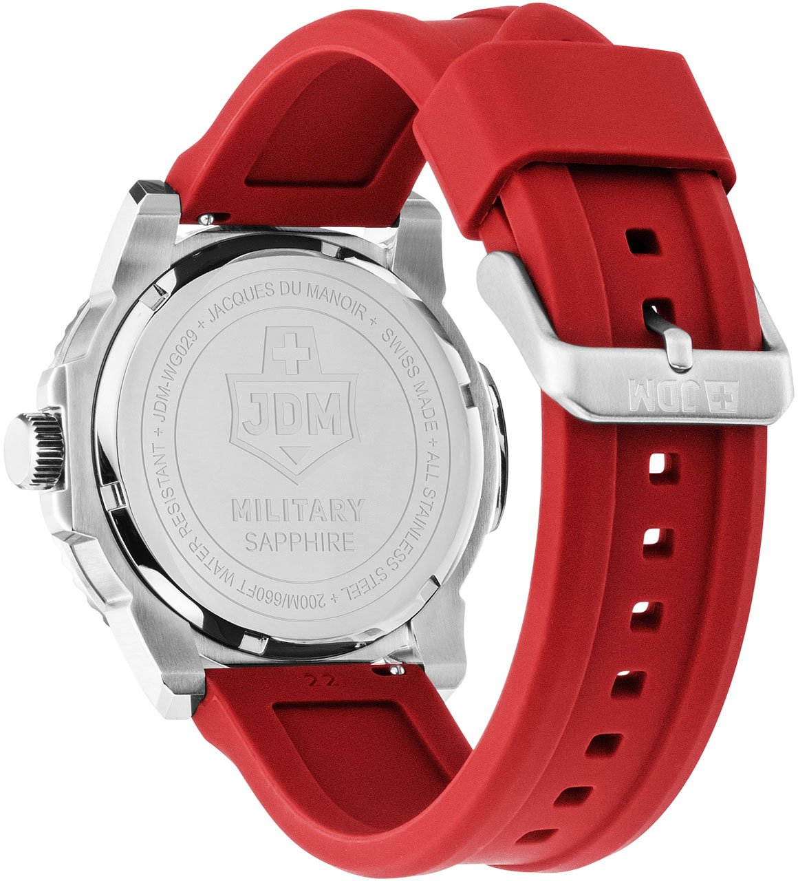 JDM Military Mike Plus - Horloge - Blauw Divers