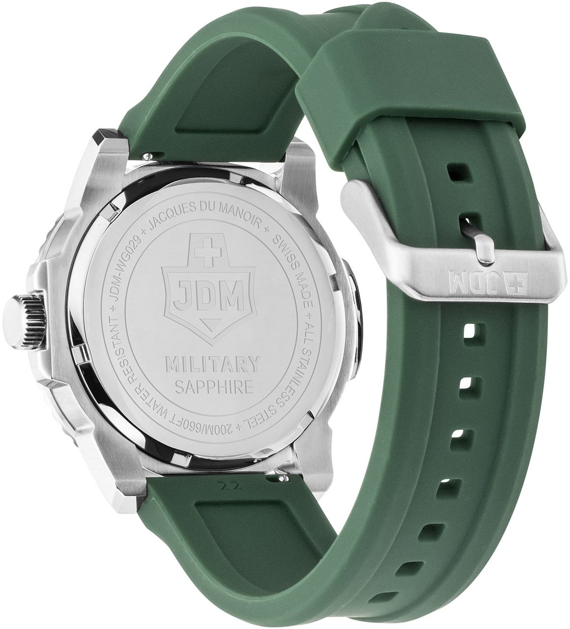 JDM Military Mike Plus - Horloge - Groen Divers