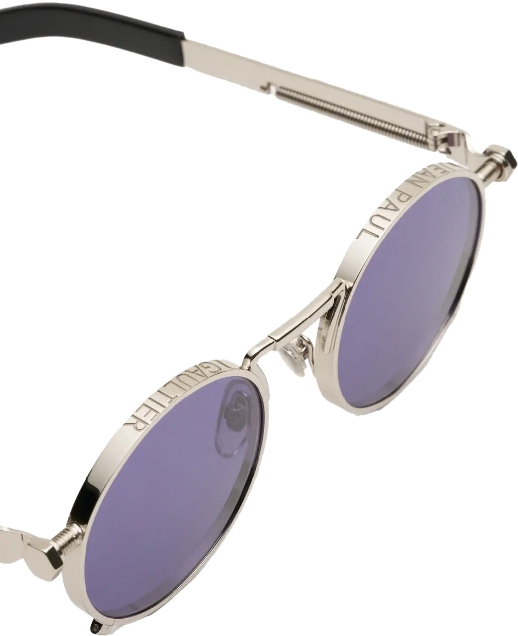 Jean Paul Gaultier Lunettes "ressort" Silver Divers